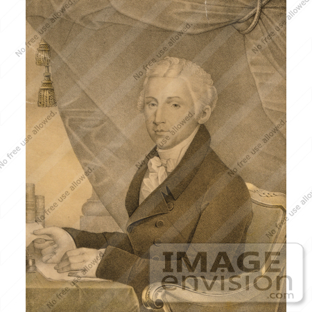 #7559 Image of the 5th American President, James Monroe by JVPD