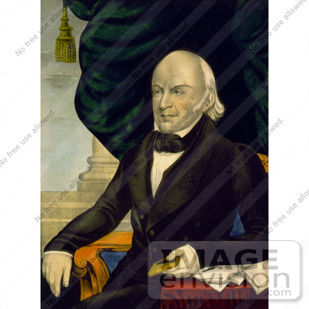 #7644 Picture of President John Quincy Adams by JVPD