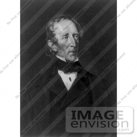 #7649 Image of John Tyler, Tenth President of the United States by JVPD