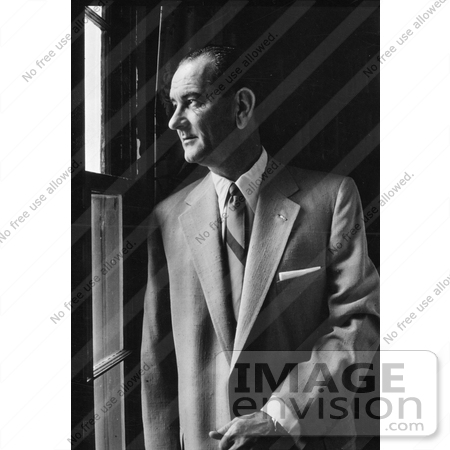 #7652 Picture of President Lyndon Baines Johnson, LBJ, Lyndon B Johnson by JVPD