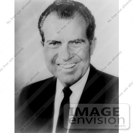 #7675 Picture of President Richard Milhous Nixon by JVPD