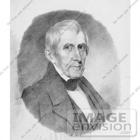 #7695 Image of William Harrison, 9th American President by JVPD