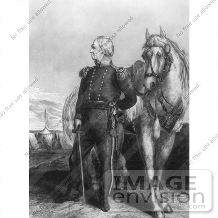 #7714 Picture of Major General Zachary Taylor by JVPD