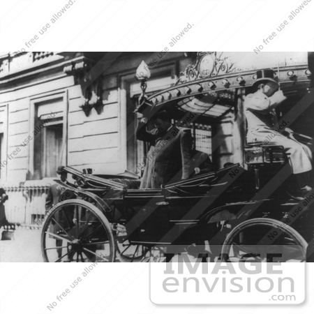 #7976 Picture of Roosevelt in a Carriage by JVPD