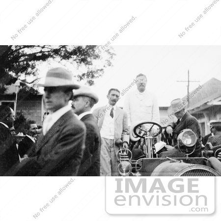 #7980 Picture of Theodore Roosevelt in Car by JVPD