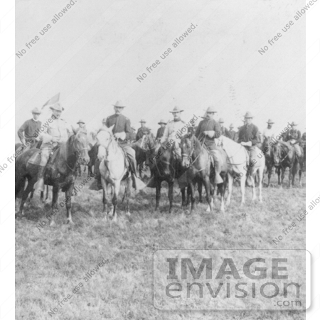 #7988 Picture of Col Roosevelt the Rough Riders by JVPD