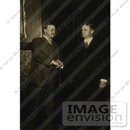 #7994 Picture of Theodore Roosevelt and Hiram Johnson by JVPD