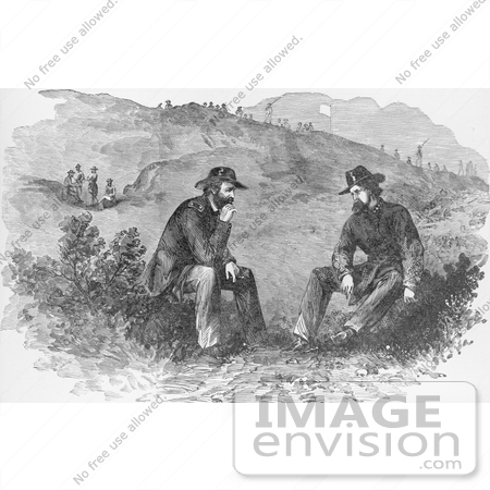 #8124 Picture of Ulysses S. Grant and John C. Pemberton by JVPD