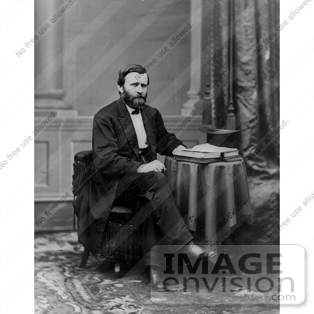 #8153 Picture of Ulysses S. Grant, 18th American President by JVPD