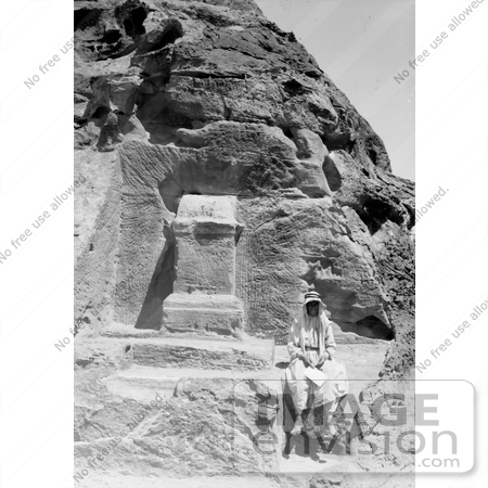 #8394 Picture of the Altar at Obelisk Ridge, Petra by JVPD