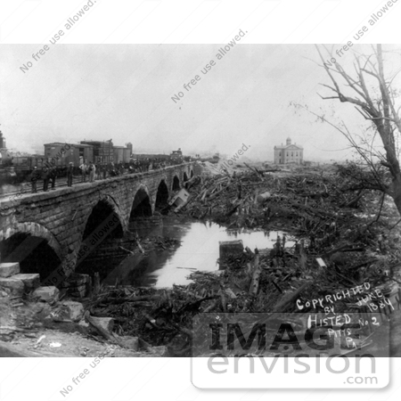 #8548 Picture of the Johnstown Flood Aftermath by JVPD