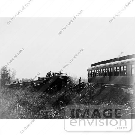 #8562 Picture of a Train Wreck in Chatsworth by JVPD