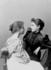 #11300 Picture of Anne Sullivan Seated With Helen Keller by JVPD
