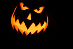 Free Picture of Scary Carved Halloween Pumpkin Face