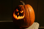 Free Picture of Scary Carved Pumpkin