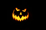 Free Picture of Scary Halloween Pumpkin Face