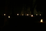 Free Picture of Candlelight Vigil Held for the Dead at the Perl Funeral Home in Medford, Oregon