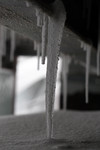 Free Picture of Frozen Winter Icicle, Mount Ashland Ski Lodge in Oregon