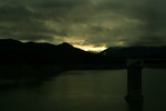 Free Picture of Sunset at Applegate Lake with the Intake Tower Viewpoint