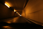 Free Picture of Driving on a Road Through an Underground Tunnel