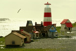 Free Picture of Cat Houses at the Rouge River North Cat Jetty in Gold Beach, Oregon