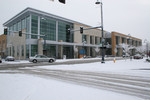 Free Picture of Winter Snow at the Jackson County Library in Medford, Oregon