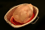 Free Picture of Raw Turkey in a Pan - Thanksgiving