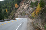 Free Picture of Landslip Area Beside an Oregon Highway