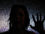 Free Picture of Ghostly Woman Stuck in a TV
