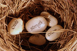 Free Picture of Wishing Stones in a Nest