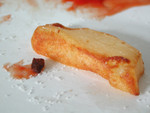 Free Picture of French Fry with Salt and Ketchup