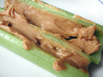 Free Picture of Peanut Butter on Celery Sticks