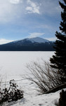 Free Picture of Diamond Lake, Frozen, in February 2006