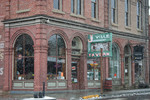 Free Picture of Snowfall in Front of the Jville Tavern