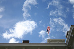 Free Picture of American Flag on the Roof of the Jacksonville Museum