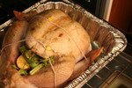 Free Picture of Turkey in a Roasting Pan