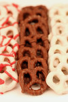 Free Picture of Chocolate Coated Pretzels