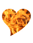Free Picture of Flaming Heart