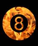 Free Picture of Fiery 8 Ball