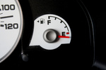 Free Picture of Gas Gauge Below The Empty Mark