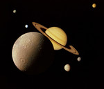 Free Picture of Saturn System Montage