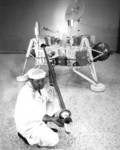 Free Picture of Technician Checks Soil Sampler on Viking Lander 05/20/1971
