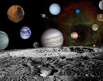 Free Picture of Solar System Montage of Voyager Images