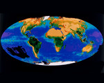 Free Picture of First Composite Image of the Global Biosphere 6/1980