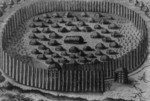 Free Picture of Fortified Village of Houses of Florida Indians