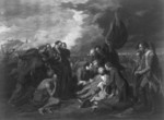 Free Picture of Black and White Version of The death of General Wolfe