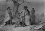 Free Picture of Daniel Boone and His Friends Rescuing His Daughter Jemina