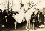 Free Picture of Photograph of Lawyer Inez Boissevain on a White Horse
