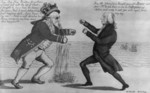 Free Picture of King George III Boxing With James Madison