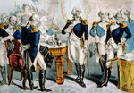 Free Picture of Washington Taking Leave of the Officers of his Army